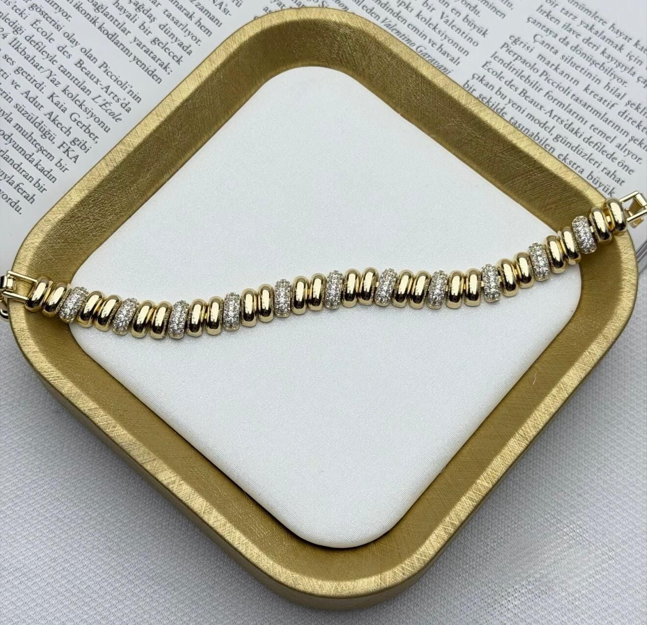 VIP Tasarım Gold Bileklik